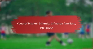 Youssef Msakni: Infanzia, Influenza familiare, Istruzione